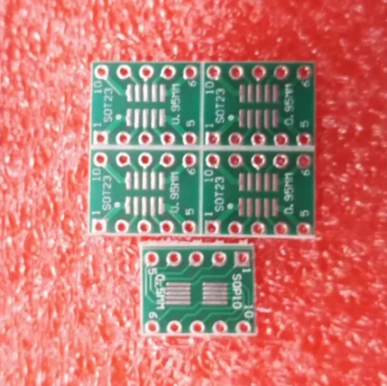 7kinds X 5pcs=35pcs PCB Board Kit SOP8 SMT To DIP MSOP SSOP TSSOP SOT23 8 10 14 16 20 24 28  SMD Turn To DIP QFP32 64 80 100 Qfn