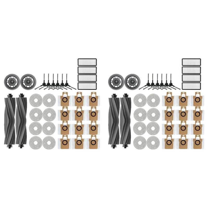 

2Set For Dreame Bot L30 Ultra Robot Vacuum Cleaner Spare Parts, Main Side Brush, Cover, Filter, Mop Rag, Dust Bagglobal Stock Re
