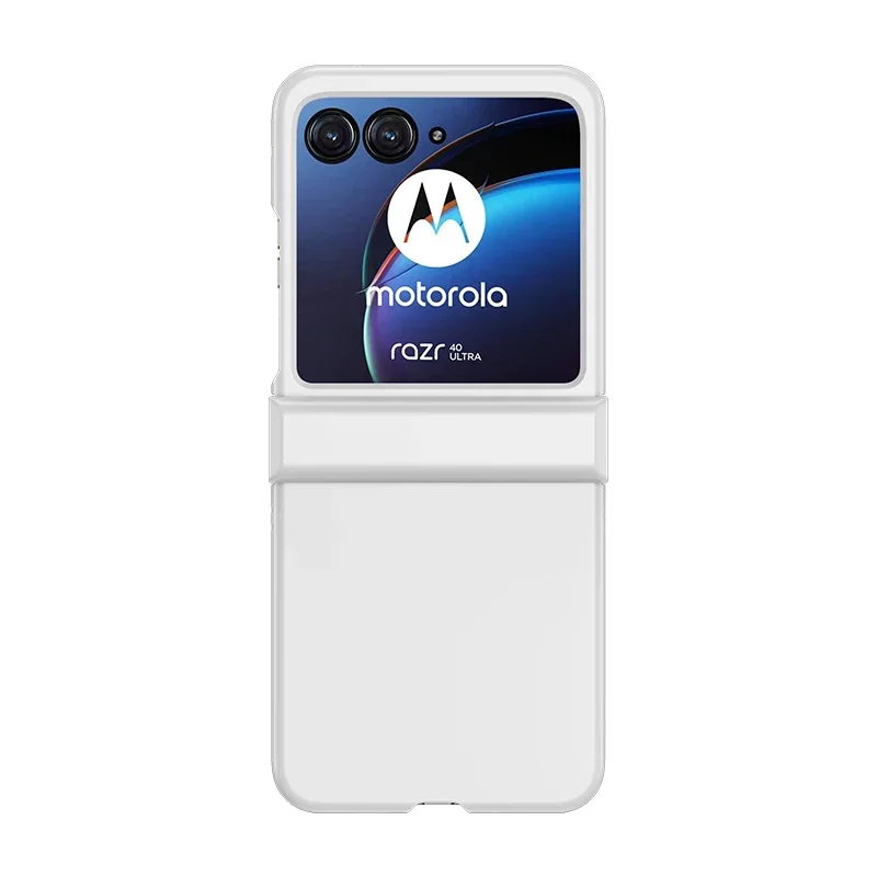Skin Feel Case for Motorola Razr 40 50 Moto Razr40 Razr50 Ultra 5G Solid Color 3-piece Hinge Set Protection Anti-Scratch Cover