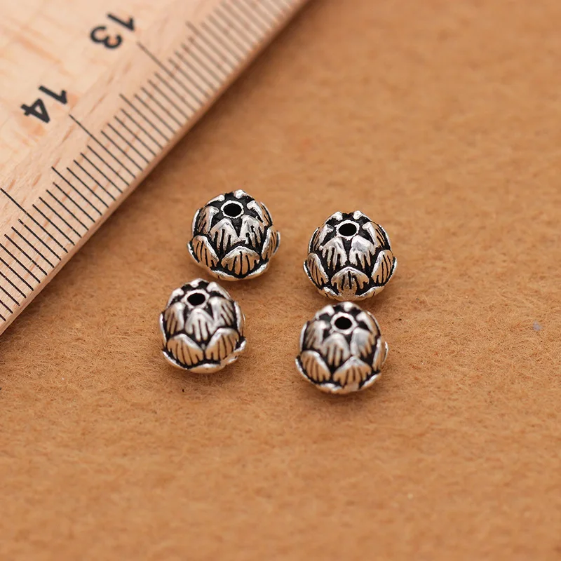 S925 intime anemone flower accessories DIY Buddha beads crystal accessories