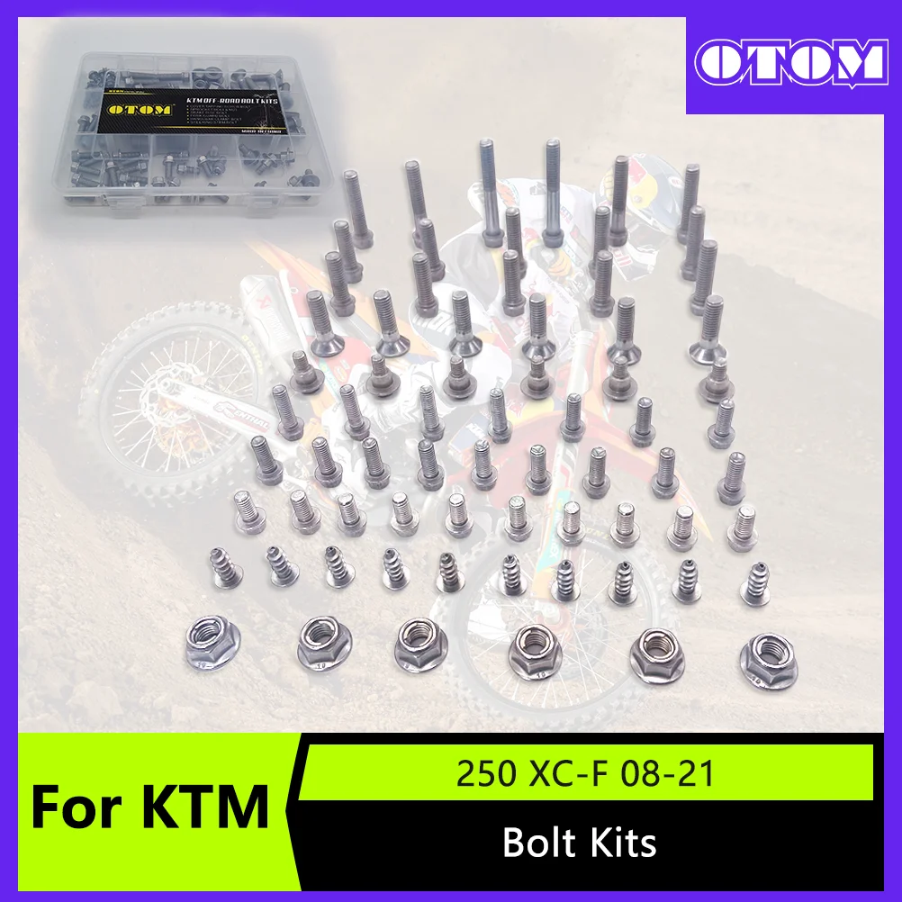 

OTOM Motorcycle M6 M8 Full Repair Screws Bolts Kit For KTM SX SXF XC XCF XCW EXC EXCF Off-road Pit Dirt Bikes Accessories Parts