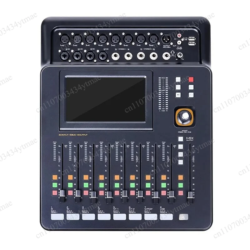 Live Stage Digital Audio Mixer Professional Mixing Console With Reverb Balance Sound Effects