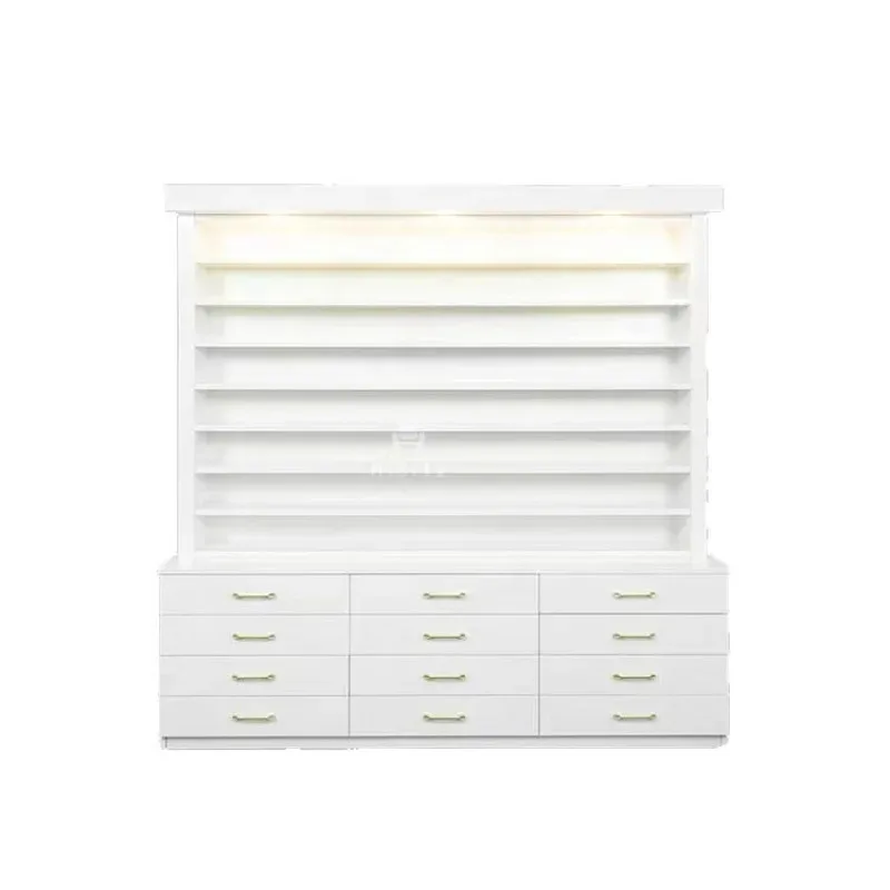 Manicure Shop Skincare Accessories Display Cabinet Customized Cosmetic Display Cabinet Beauty Salon Display Cabinet Nail Polish