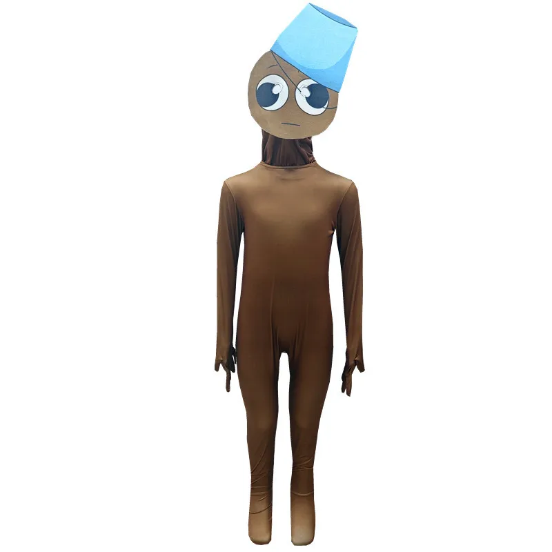 Костюм для косплея Raddy Funbot Pinki, обтягивающий цельный костюм для детей и взрослых, коробка для ролевых игр, комбинезоны для вечеринки на Хэллоуин, одежда