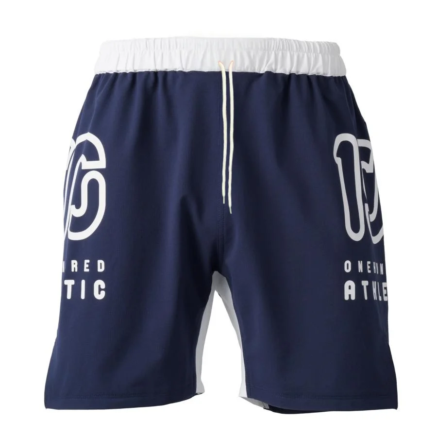 

Новинка 2024 года, спортивные шорты «Один в миллион», мужские повседневные спортивные шорты темно-синего цвета с 3D принтом, дышащие летние уличные шорты