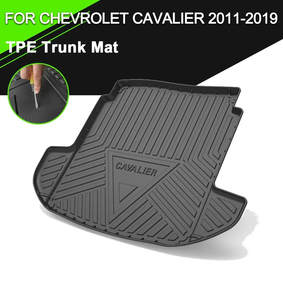 

Car Rear Trunk Cover Mat TPE Waterproof Non-Slip Rubber Cargo Liner Accessories For Chevrolet Cavalier 2011-2019