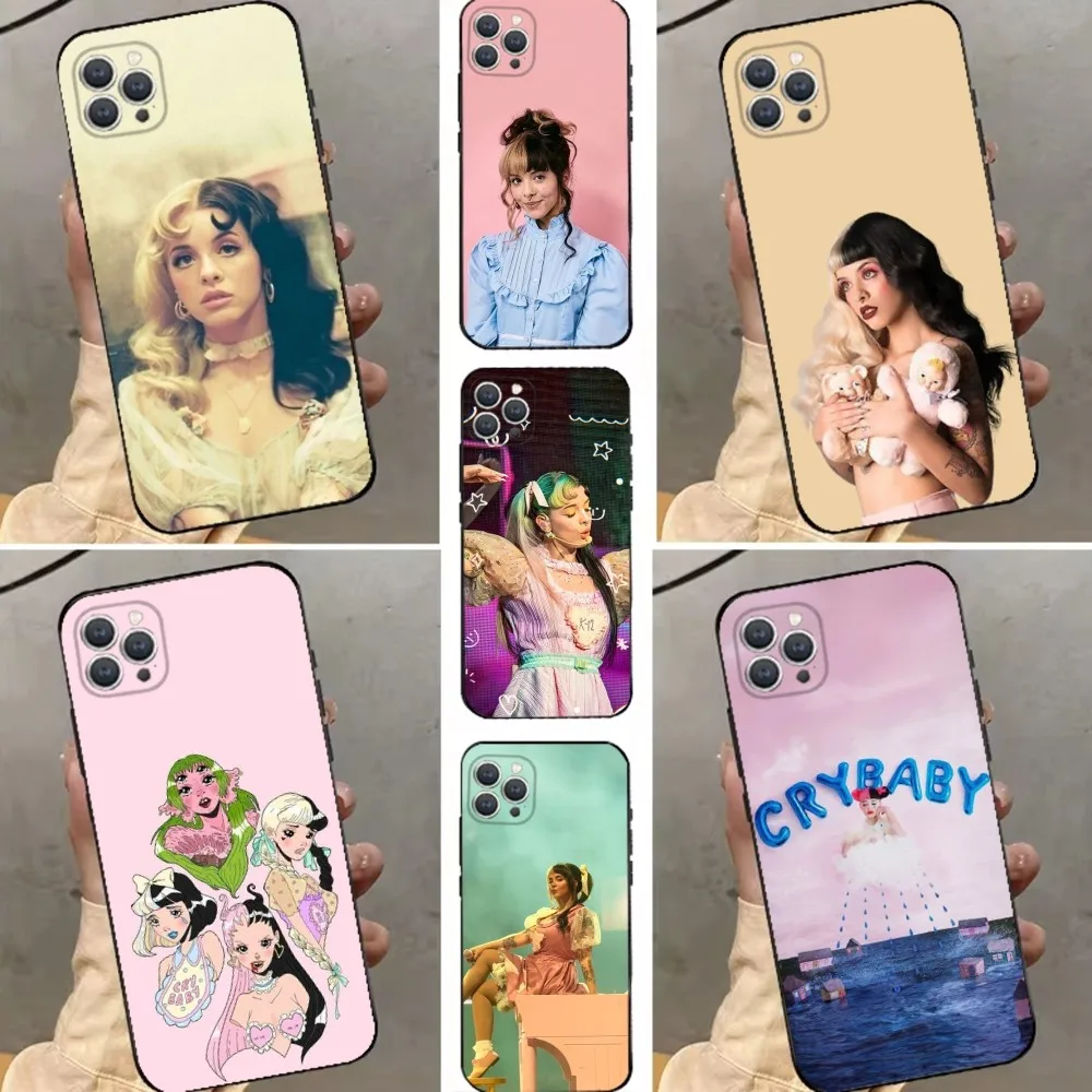 Girl Singer M-Melanie Martinez  Phone Case For iPhone 15,14,13,12,11,Plus,Pro Max,XS,X,XR,SE,Mini,8,7 Soft Silicone Black Cover