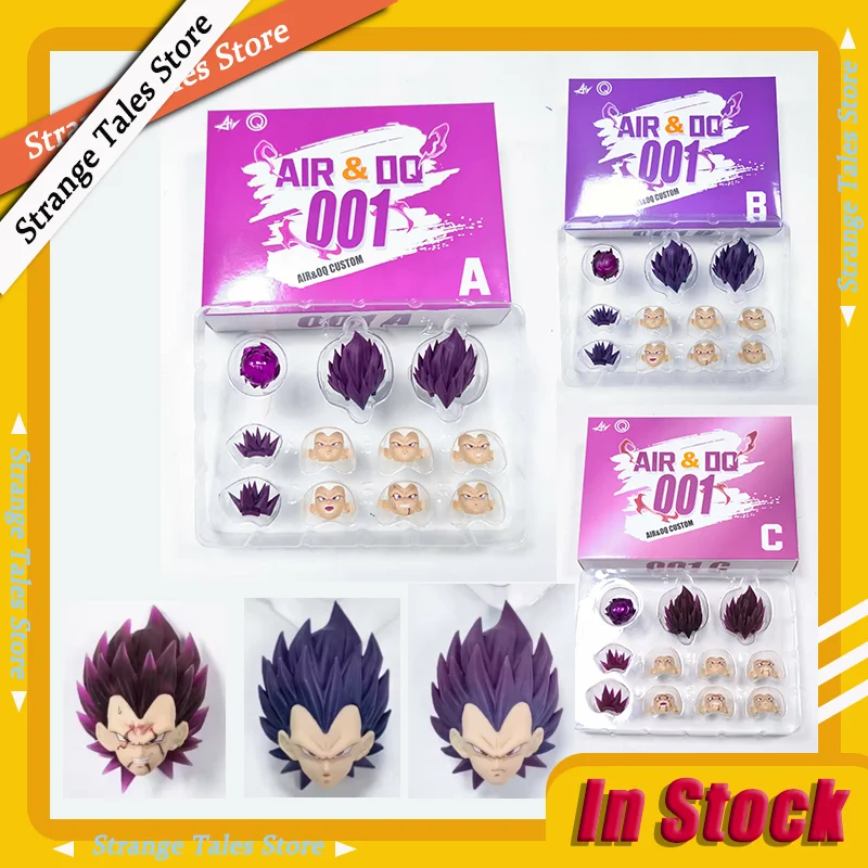 

Новая фигурка Air&OQ Studio Dragon Ball Z Vegeta Action Figure Air&OQ001 Shf Super Saiyan Ssj Vegeta с головой и аксессуарами, модель игрушки