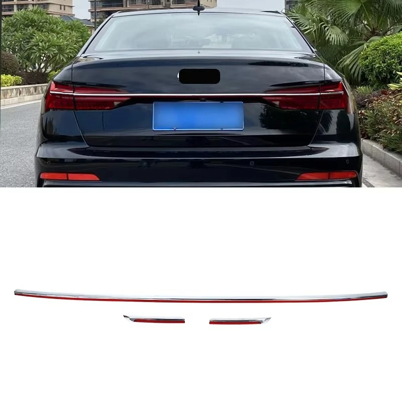 

OEM For Audi A6 S6 C8 (2019-2024)Dynamic LED Flow Through Tail Light Bar Sequential Turn Signal Rear Lamp Upgrade Light Strip