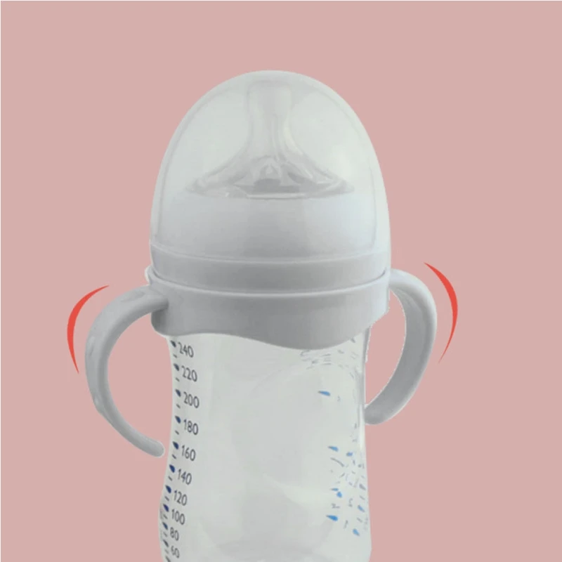 Baby Accessories Hand Shank For Feeder Bottle Grip Handle For Avent Natural Wide Mouth PP Glass Baby Feeding Bottles