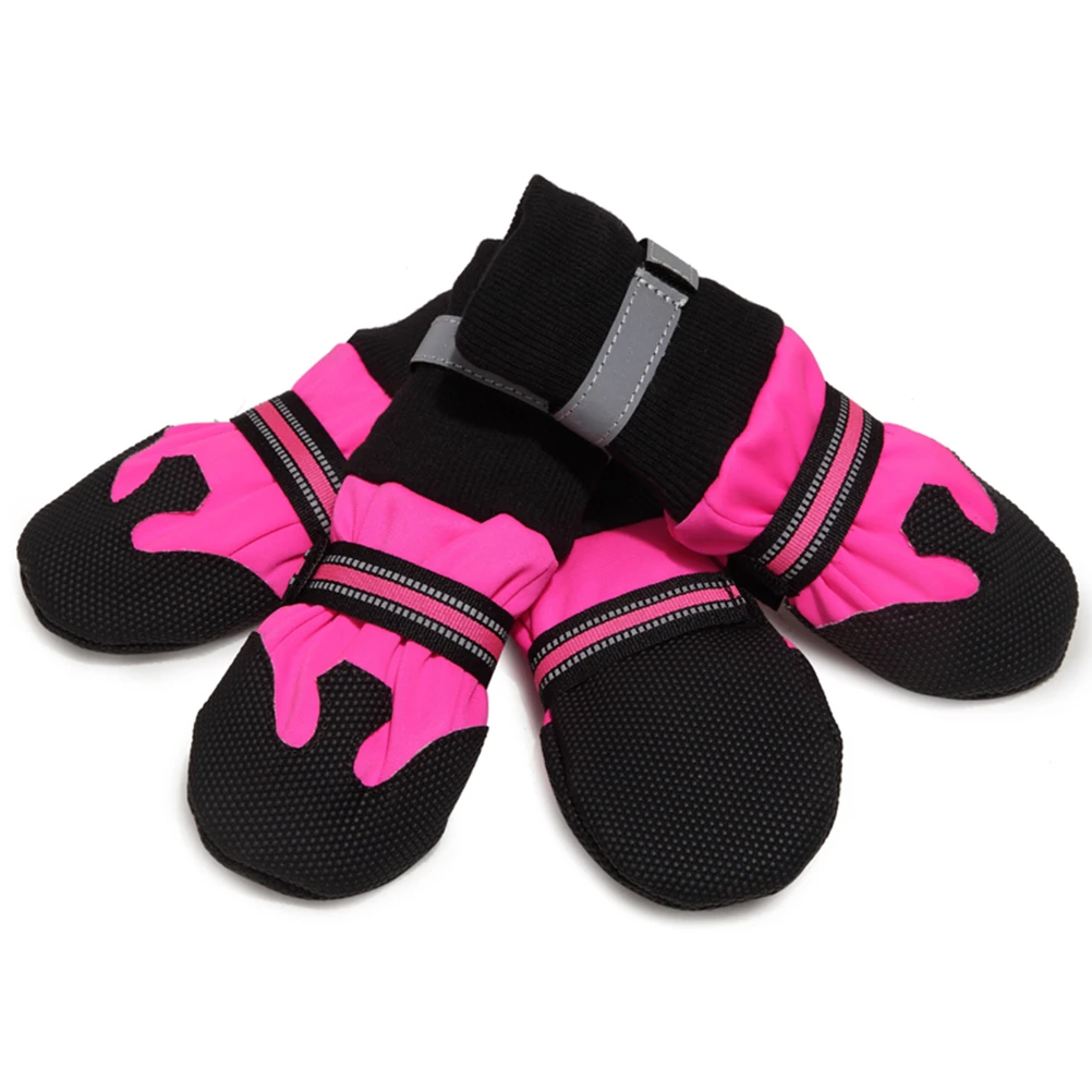 

Dog Boots Pet Warm Shoes for Dogs Outdoor Winter Puppy Travel Anti Slip Soft Sole Protect Paws Dry Comfortable Casual