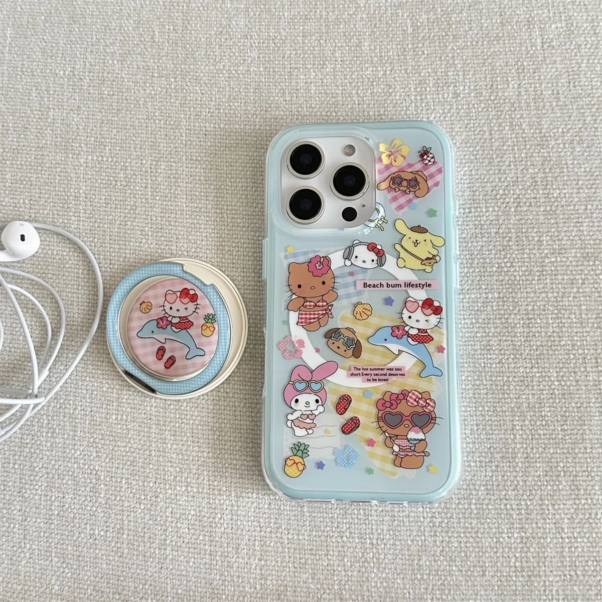 

New HelloKitty For iPhone 16 15 14 13 Pro Max - Luxury Stylish INS Korean Cute Shockproof Phone Case Lovely Anti-fall Cover Fund