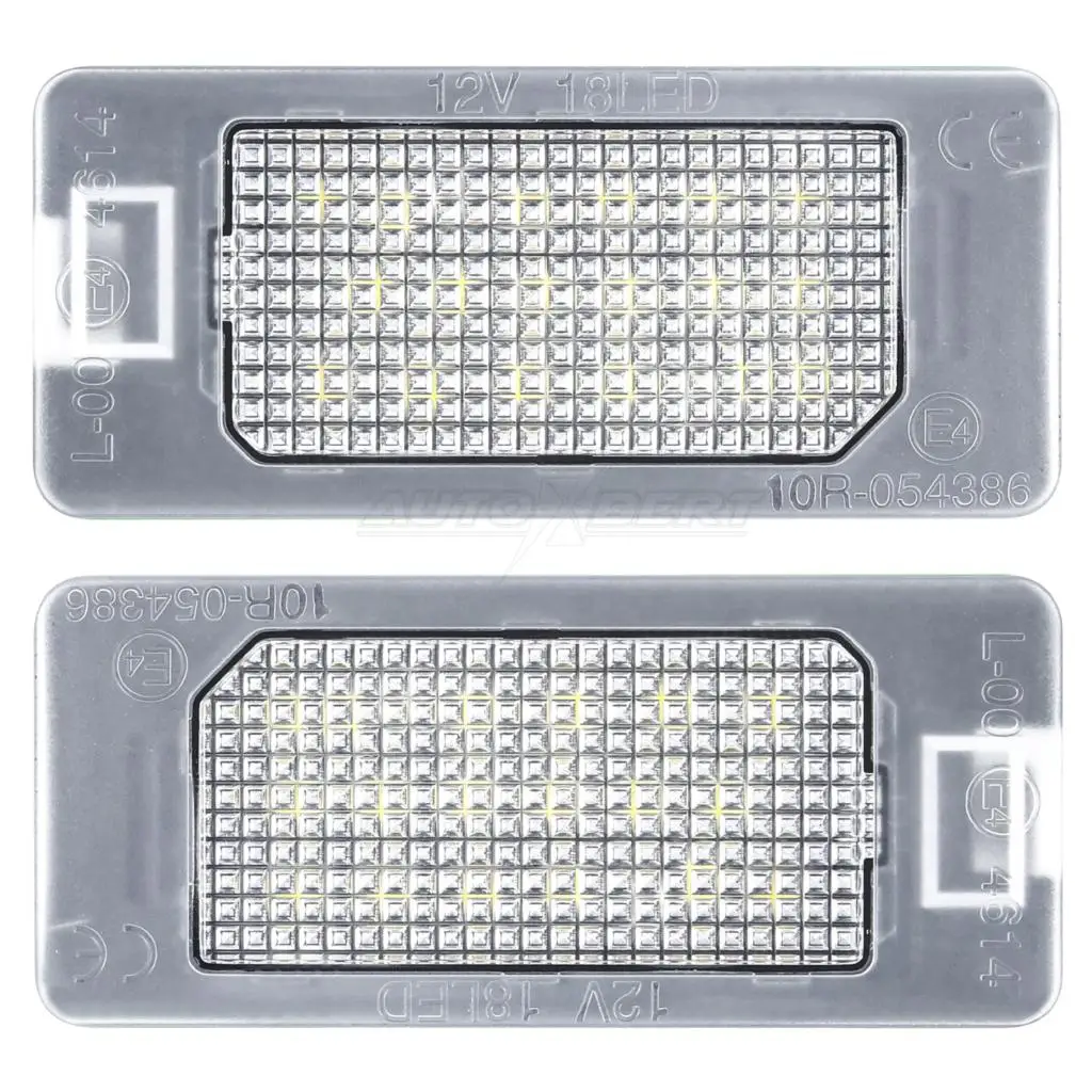 Xenon White LED License Plate Light Rear Number Lamp Accessories For VW Golf Estate MK6 MK7 Variant Passat  B6 B7 Polo 2010-2019