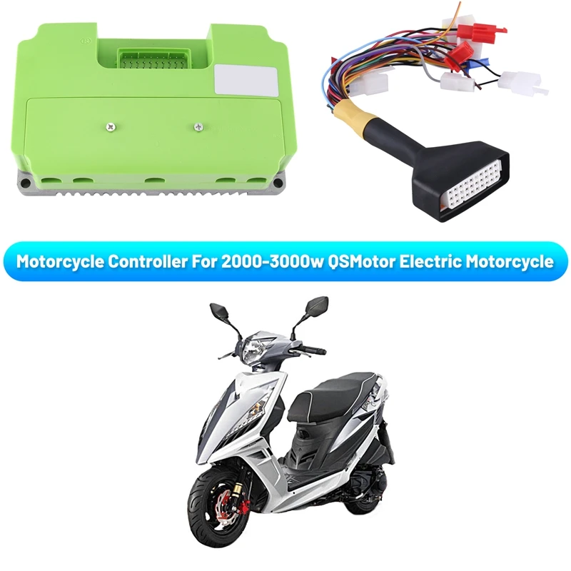 ND72240 240A Motorcycle Controller with Regen and Bluetooth Adapter for 2000-3000W QSMotor Electric Motorcycle