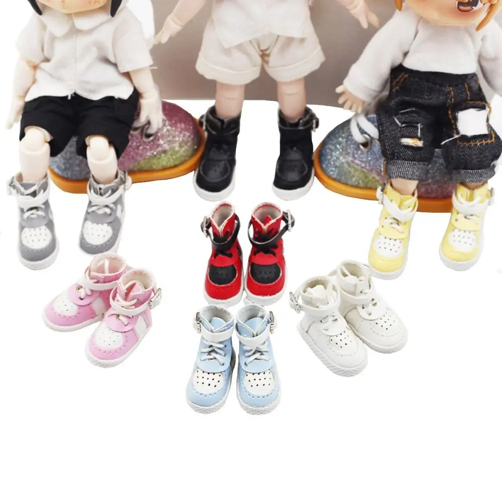 High-top Obitsu 11 Doll Shoes Sneakers Thick Bottom 1/12 Bjd Doll Shoes Multi-color High Street Fashion 1/12 Bjd Casual Shoes
