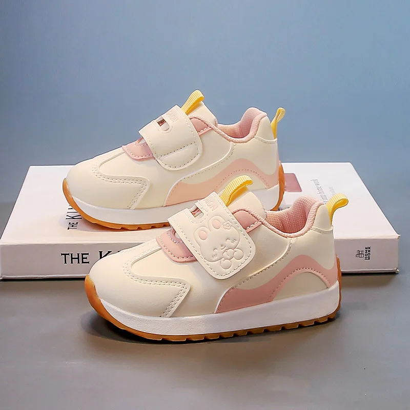 أحذية رياضية كاجوال للأطفال للربيع والخريف، تصميم عصري مضاد للانزلاق، أحذية مشي لطيفة للفتيات والفتيان #2