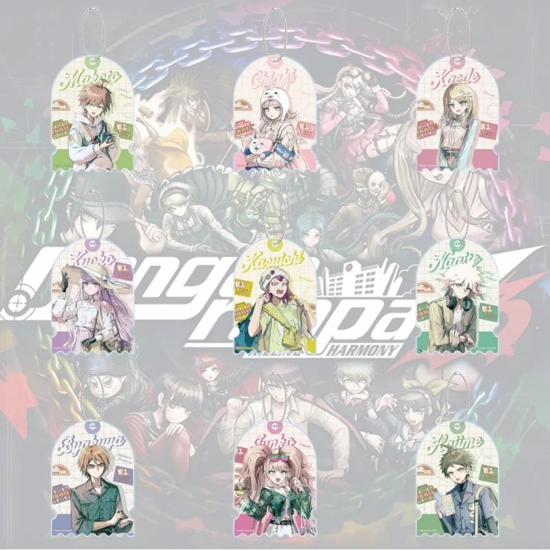 Брелок-из-акрила-по-игре-danganronpa-двусторонний-с-персонажами-аниме-игры-Нанами-Чиаки-Нагито-Комаэда-милый-кулон-сувенир-6-см