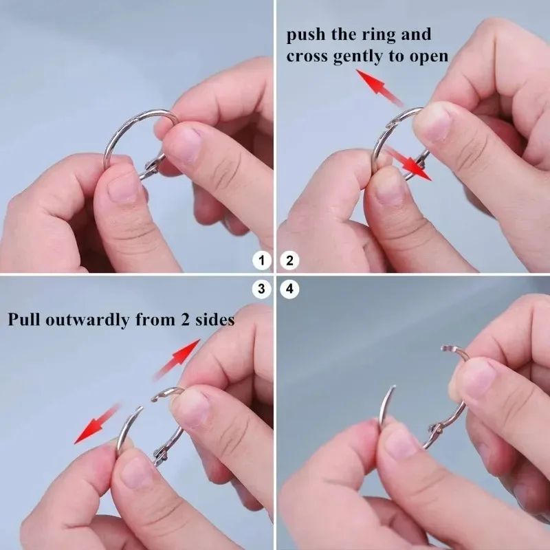 Metal Loose Leaf Binder Rings for Book Binding