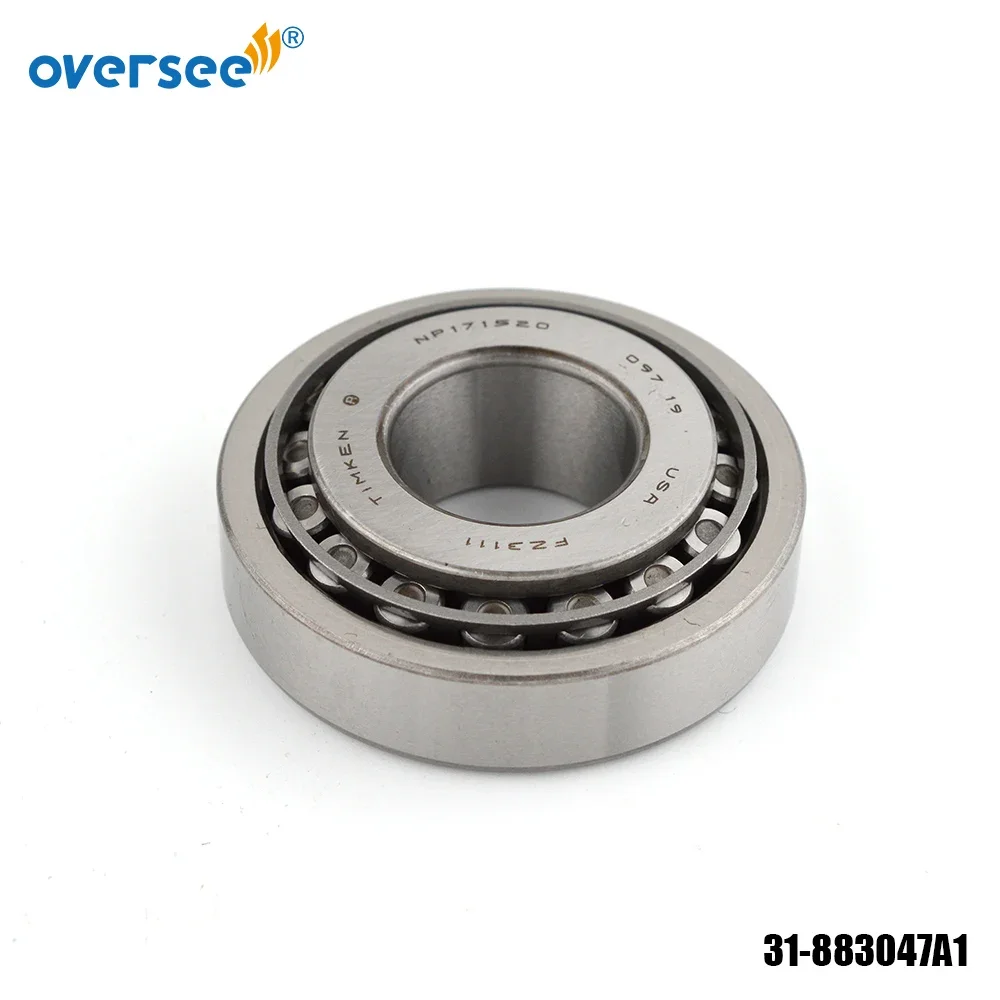 Outboard 31-883047A1 Bearing Tapered Roller Fit Mercury 50-55-60-65-70-75-80-90-100-105-115-125 Driveshaft Bearing 883047A1