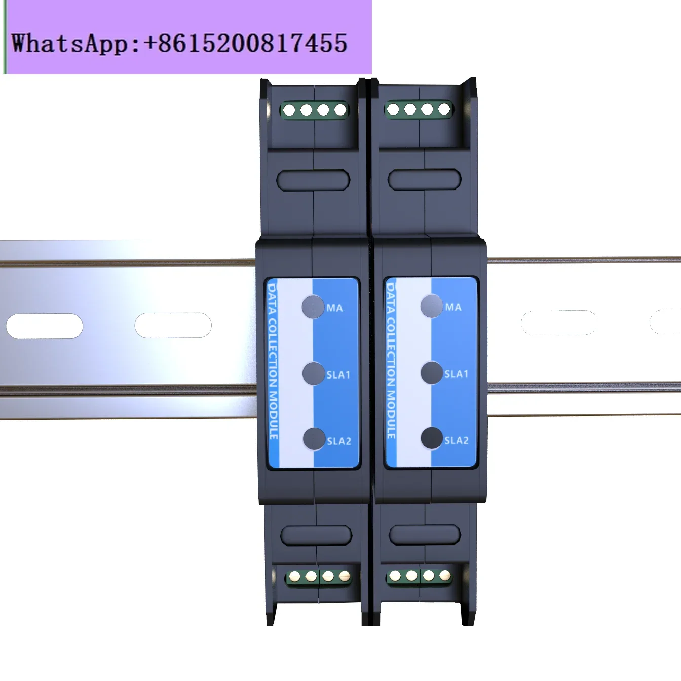 Unicom Modbus RTU 485 two-port data collector, register coil remapping, slave concurrent acquisition,