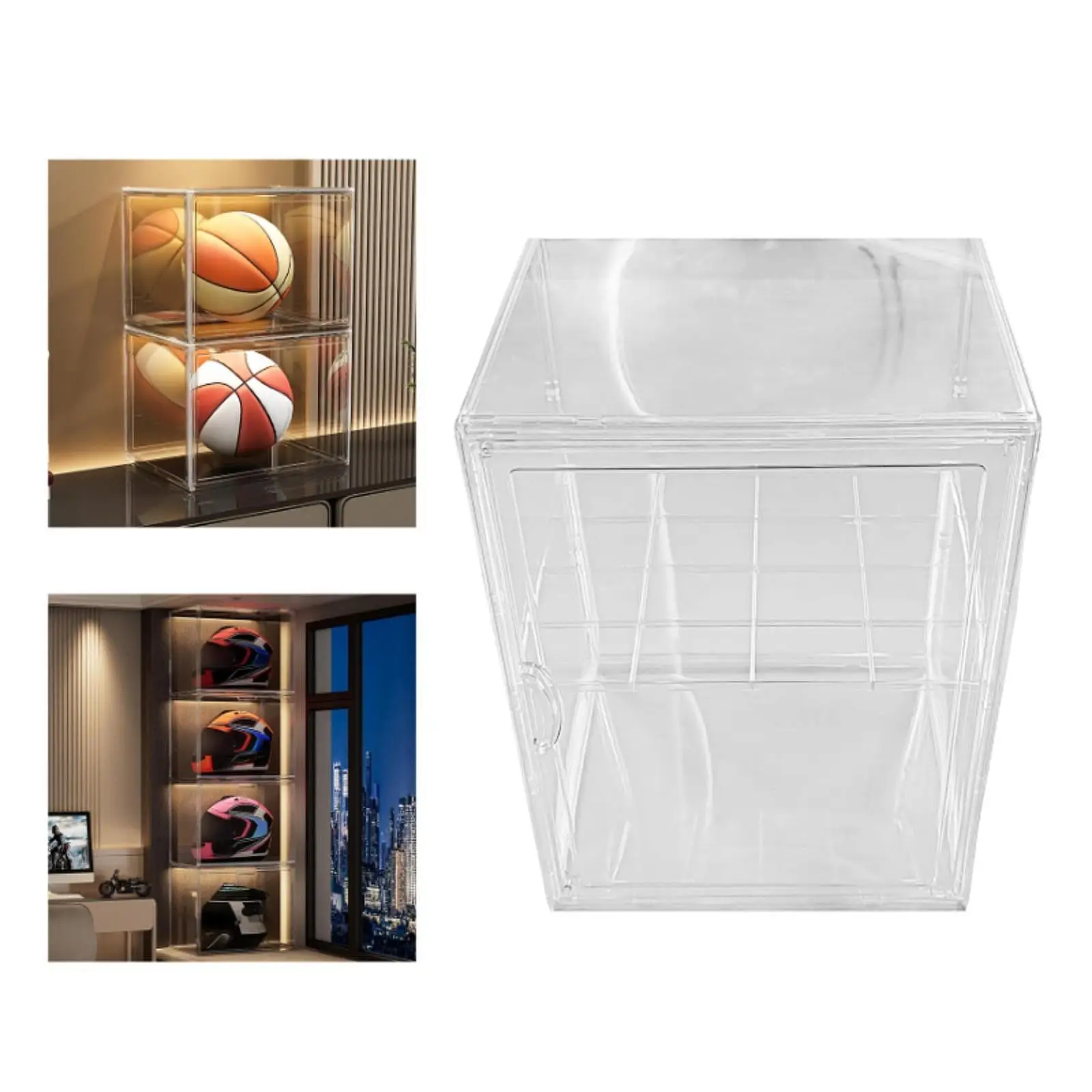 

Acrylic Display Case with A Detachable Divider Display Box for Shoes Model Cars Action Figures Souvenirs Hobby Collectibles
