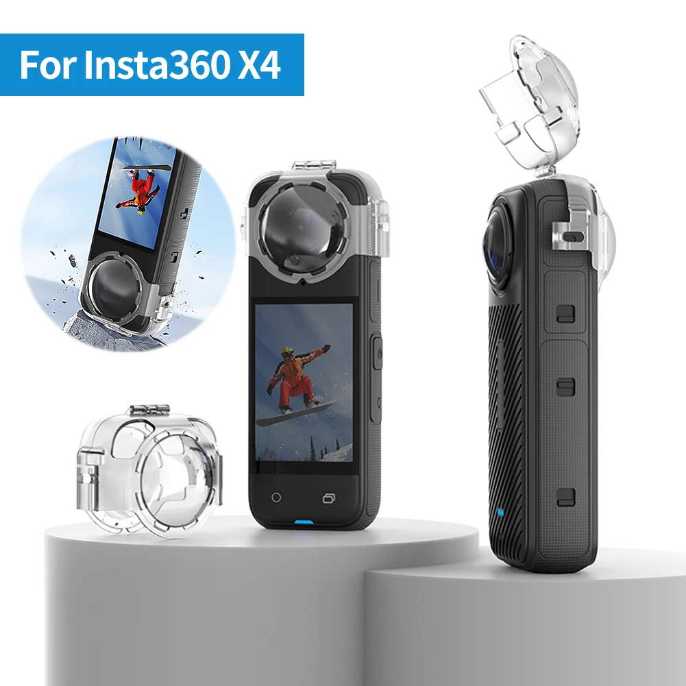 Protective Case Anti-fog Protective Cover Snap-on Protective Sport Camera Cover for Insta360 X4 for Insta 360 X4 Accessories