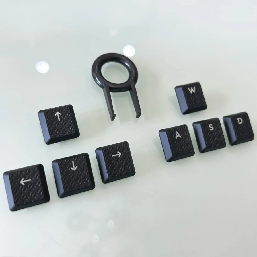 

Extured Tactile Backlight 8-Keycap Set for GL Tactile Switch Compatible with Logitech G813/G815/G913/G915 TKL RGB Keyboard Black