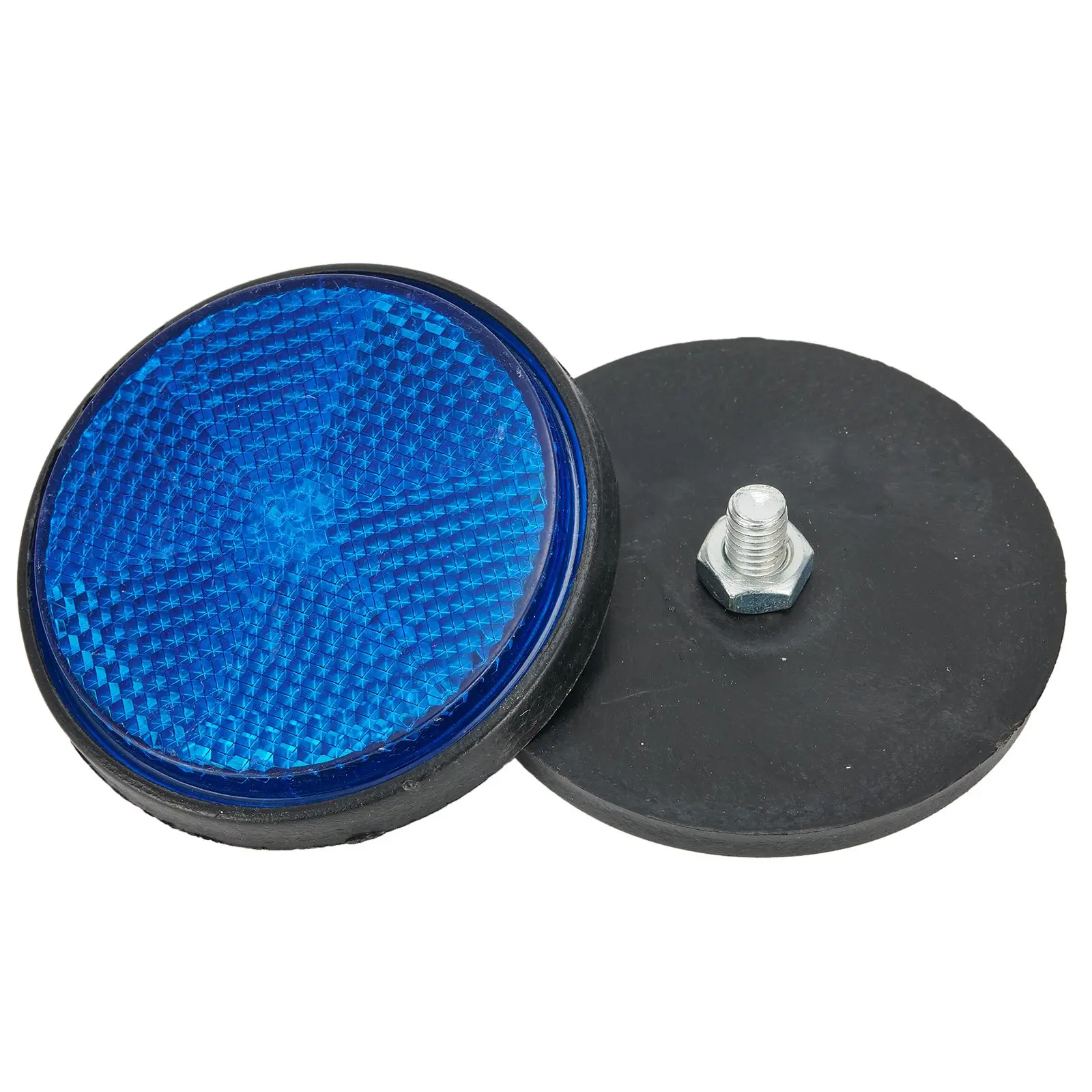 2xCircular- Reflector Car -Trucks -Motorcycle -Night Reflector Refraction Light Part Quick Installation And Easy