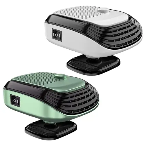 Imagen 2 del producto Coche invierno calefacción rápida 120w ventilador eléctrico calentador Auto parabrisas desempañamiento calefacción refrigeración camión RV SUV viaje Camper herramientas
