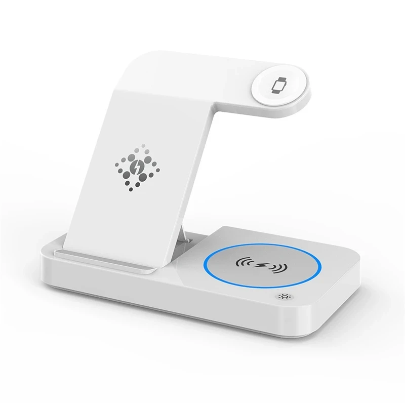 100W 4 in 1 Foldable Wireless Charger Charging Station For 14 13Pro Smart Watch 7/6 For Galaxy Watch Chargers 4/3