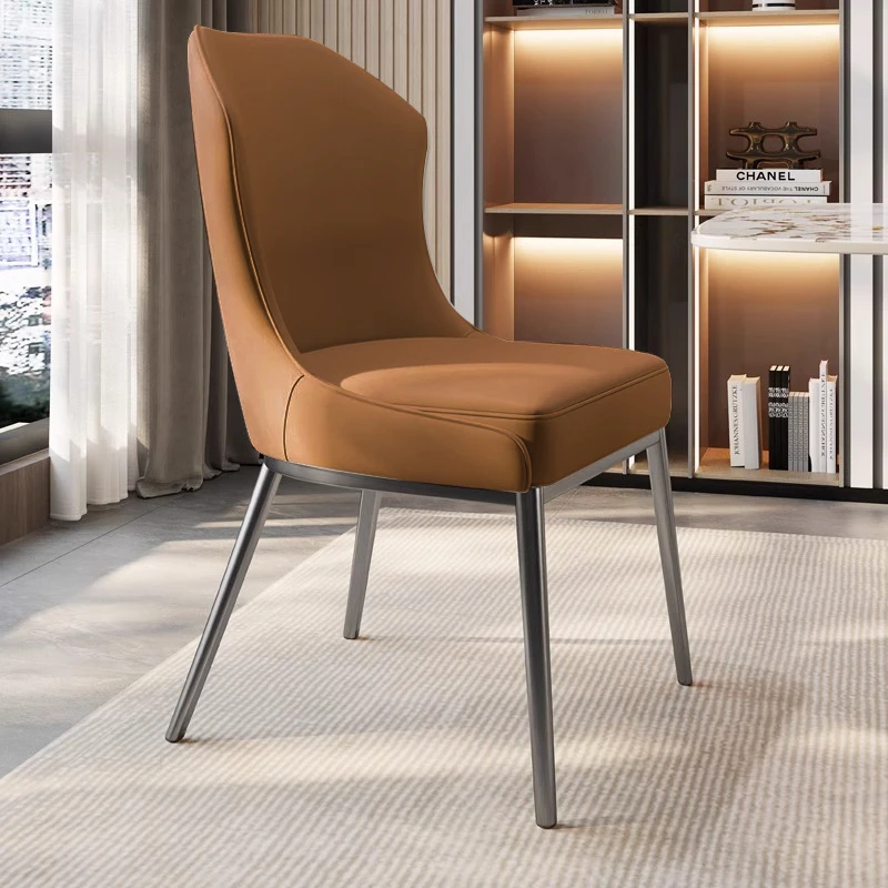 Modern High Sense Back Chair Home Simple Dining Table Chair Minimalist Hotel Stool Light Luxury Restaurant Designer Dining Chair