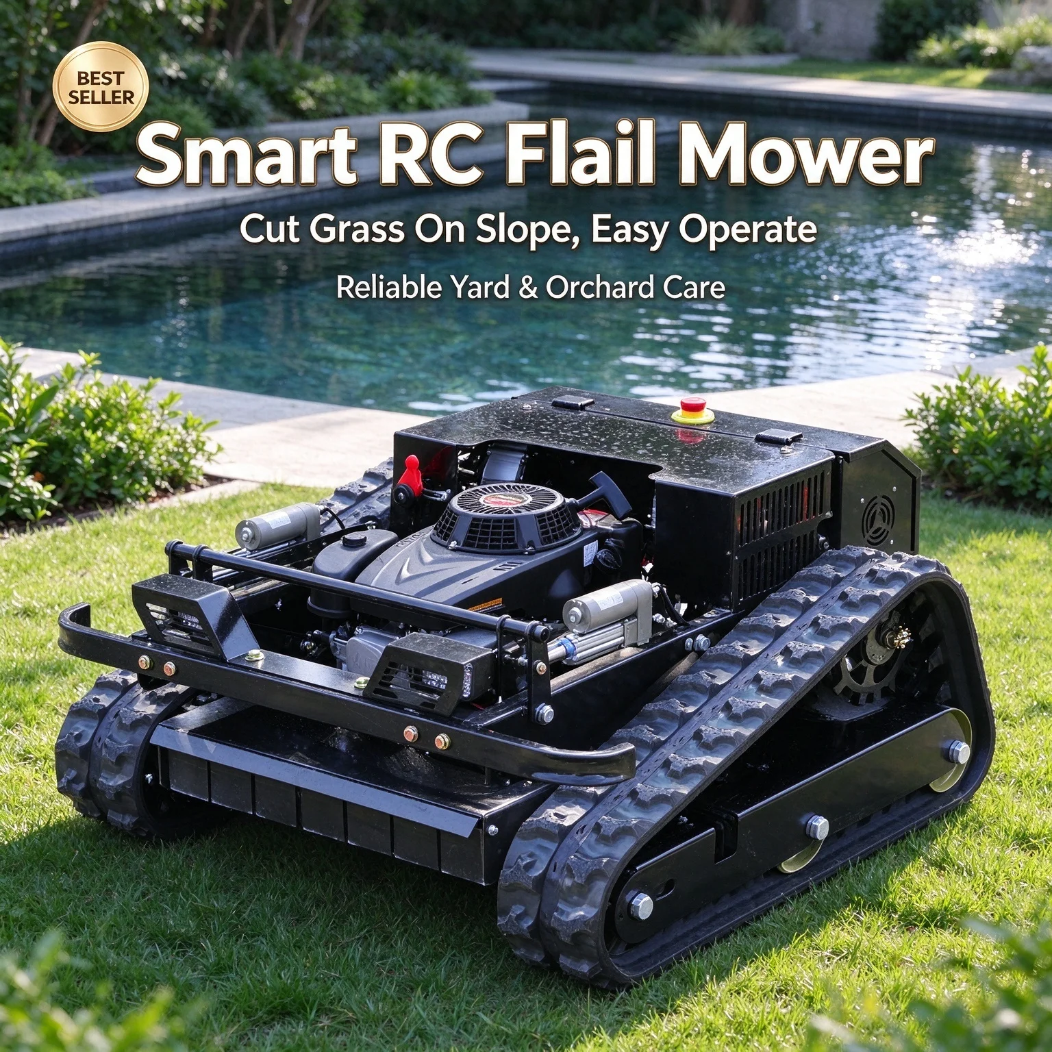 Customized Lawn mower engine Robot Grass Mower Smart Lawn Mower Robot Wire Free Robotic Mower Villa Garden Lawn garden mower