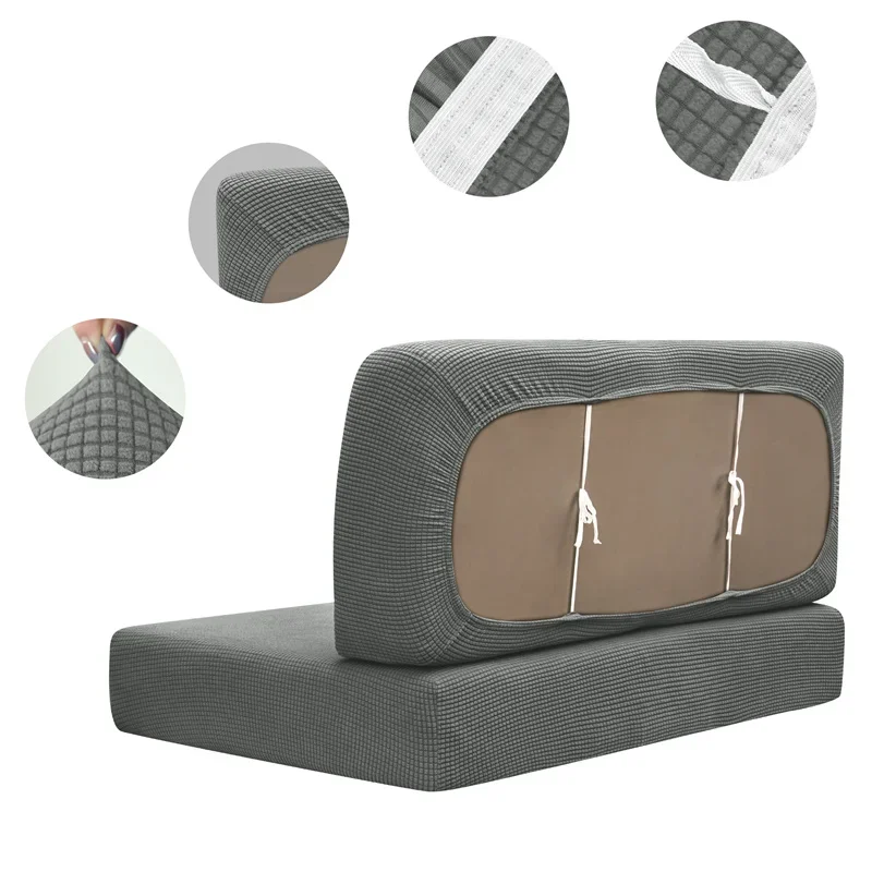 2 unids/set de fundas de cojines de asiento Polar para RV, funda elástica para sofá de comedor, fundas de asiento ajustables elásticas, fundas para sillas de Camper