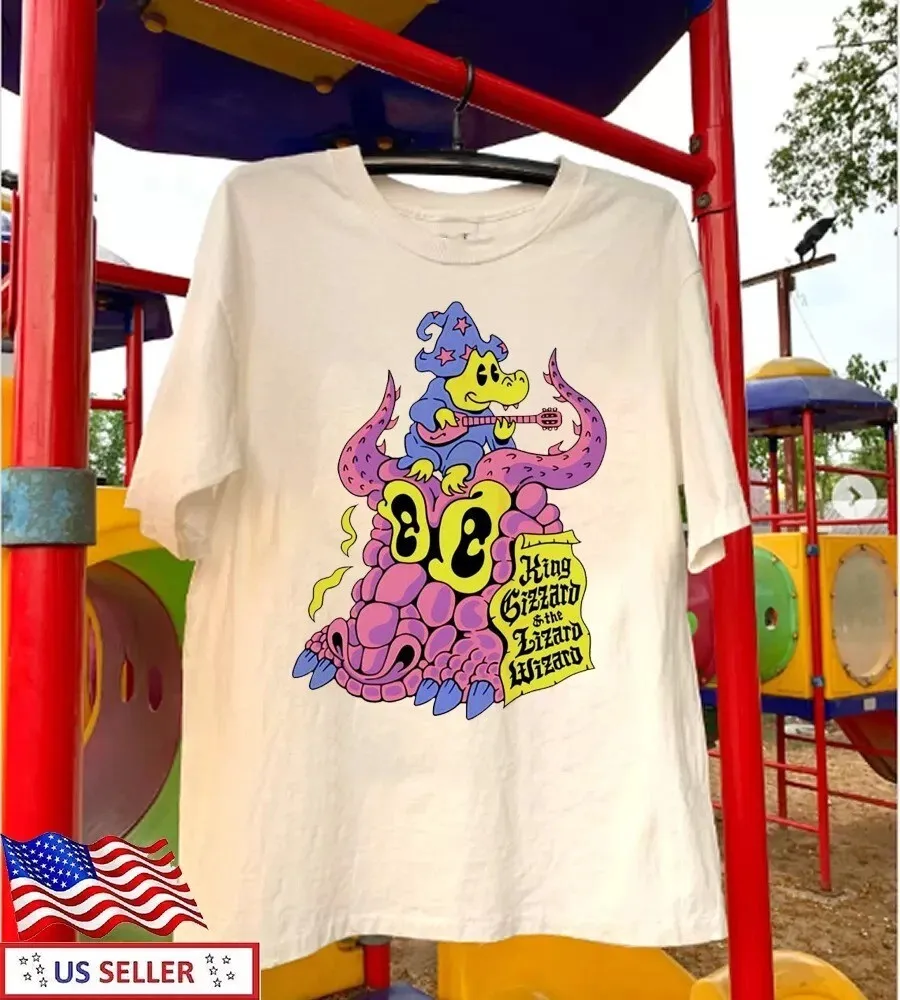 

New! King gizzard and the lizard wizard gator wizard shirt PP1965