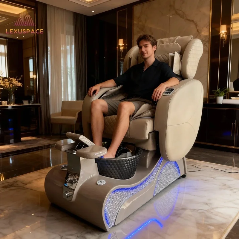 Salon Furniture Factory Direct Price Comfortable Manicure Pedicure Spa Chair for Foot Care Massage