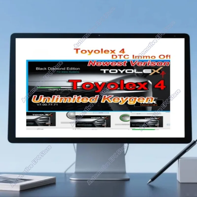 Toyolex4 Toyolex 4 with Unlimited Keygen for Denso for Lexus Mascheramento Car DTC Disable SoftwareTool PK Toyolex3 Toyolex 3