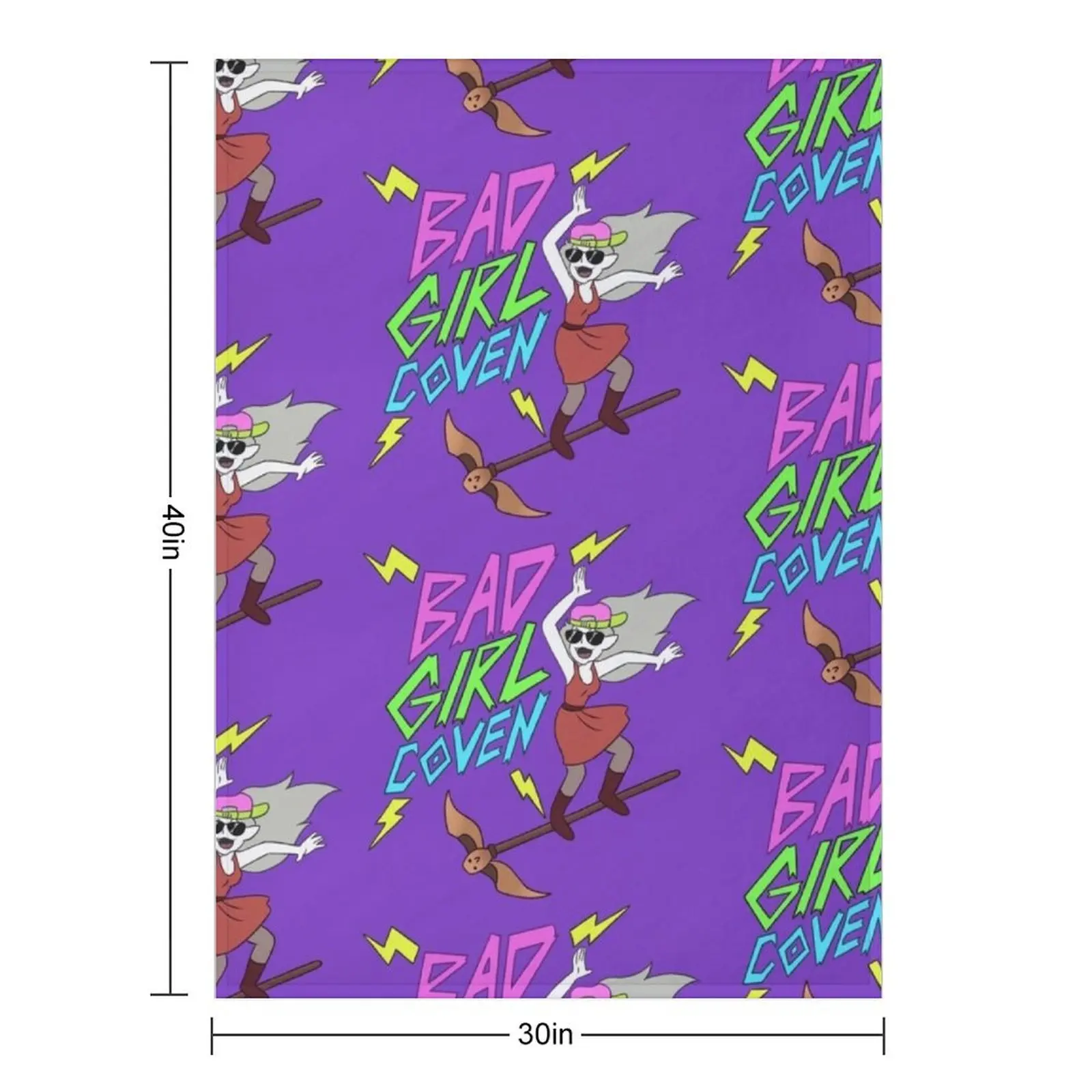 Bad Girl Coven Throw Blanket bed plaid Summer Beddings Hairy Hairys Luxury Brand Designers Blankets