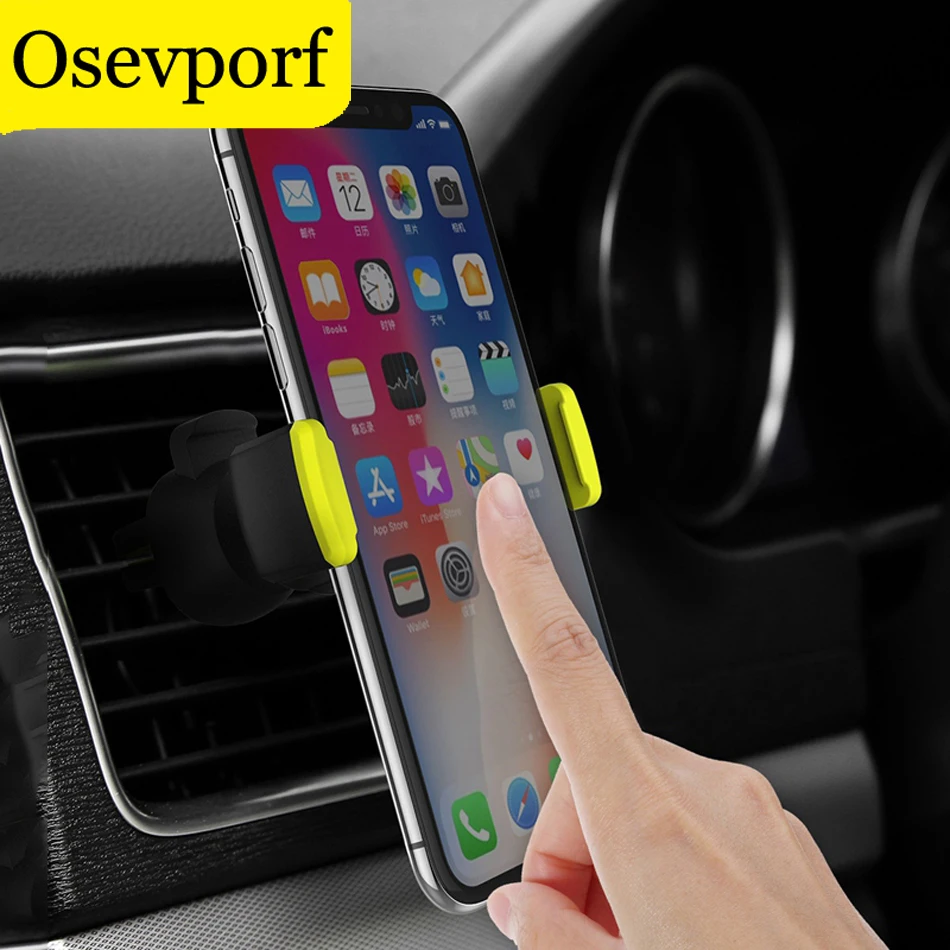 Car Phone Holder For Phone In Car 360 Air Vent Mount Clip Stand Cellphone Suppport Holders for iPhone 11 X Samsung Mobile Holder