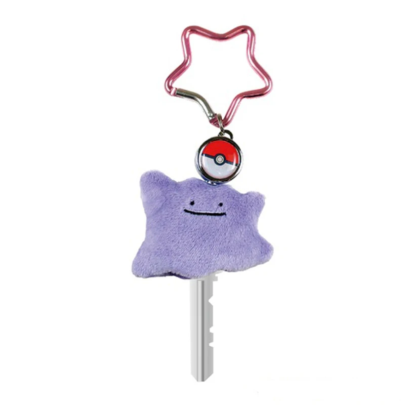 

Japanese Pokemon Genuine Ditto Mini Scalable Key Ring Hanging Item Cute Soft Children Christmos Birthday Gifts