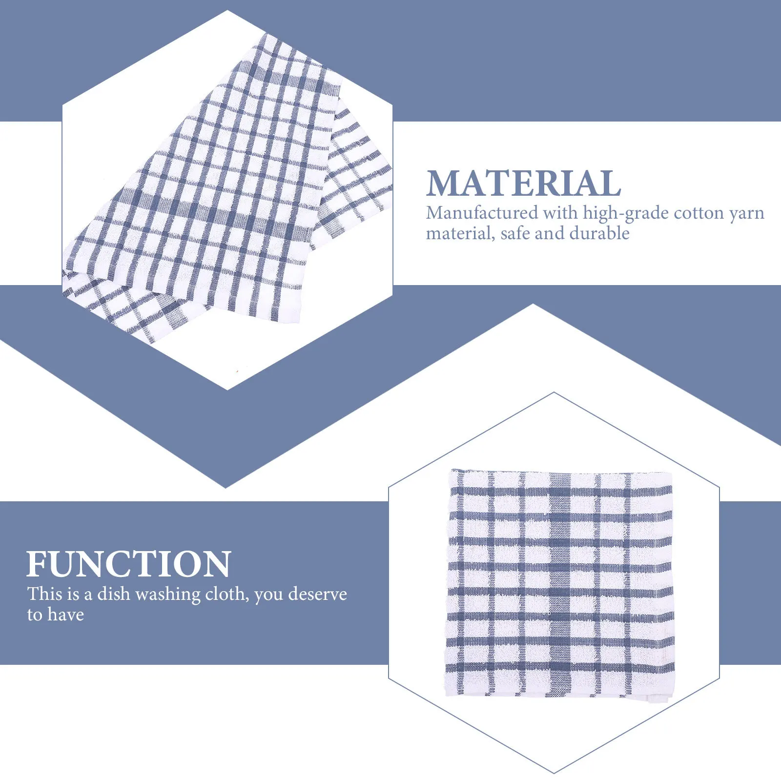 

3Pcs Japanese Style Tea Towels Kitchen Hand Towels Highly Absorbent Dish Cloths for Pots Pans Utensils