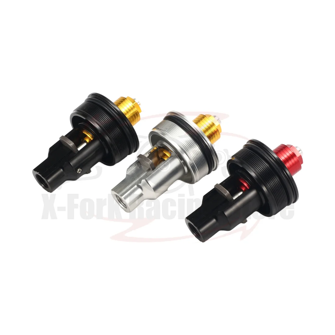 2xPreload شوكة قبعات لسوزوكي GSXR1000 2007-2008 GSX-R1000 قابل للتعديل شوكة البراغي صدمة مسامير أحمر أسود الذهب 51351-21H00-000