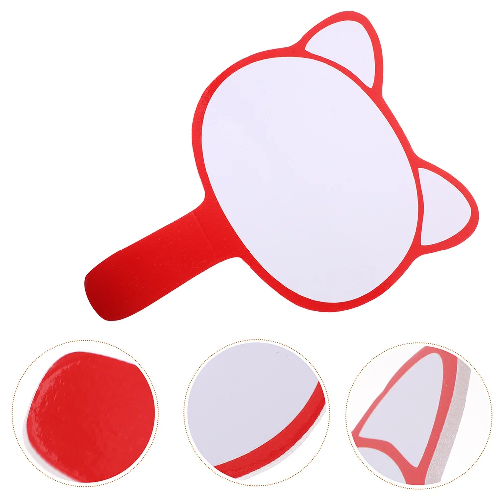 2pcs Single Side Whiteboard Handheld Scoreboard For Voting Auctions Judges Dry Erase Paddles Mini Writable Boards Small Student