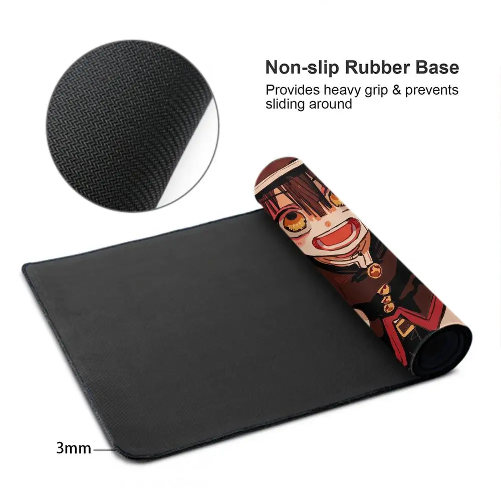 Anime Toilet Bound Hanako kun Mouse Pad Keyboard Mousepad large 600X300 mm Desk Mat PC Gaming High definition printing Table pad