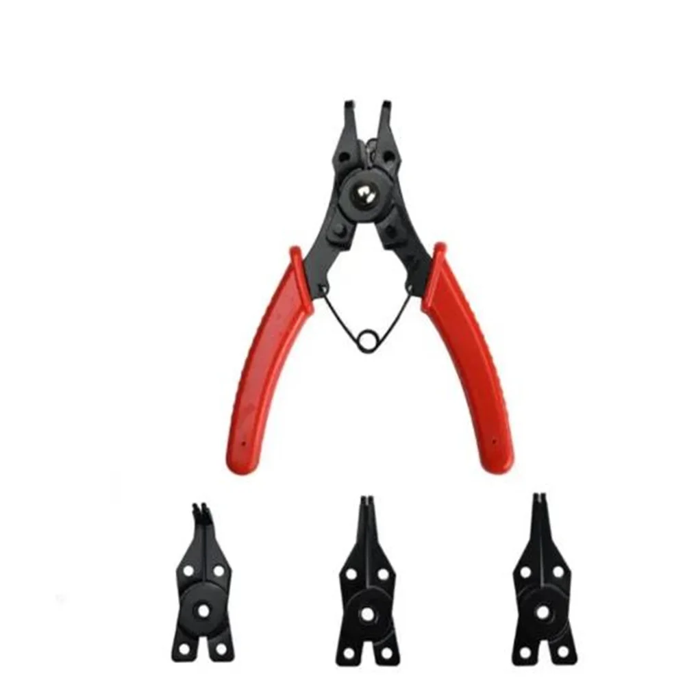 4 IN 1 Multifunctional Snap Ring Pliers Multi Tools Crimp Tool Internal External Remover Retaining Circlip