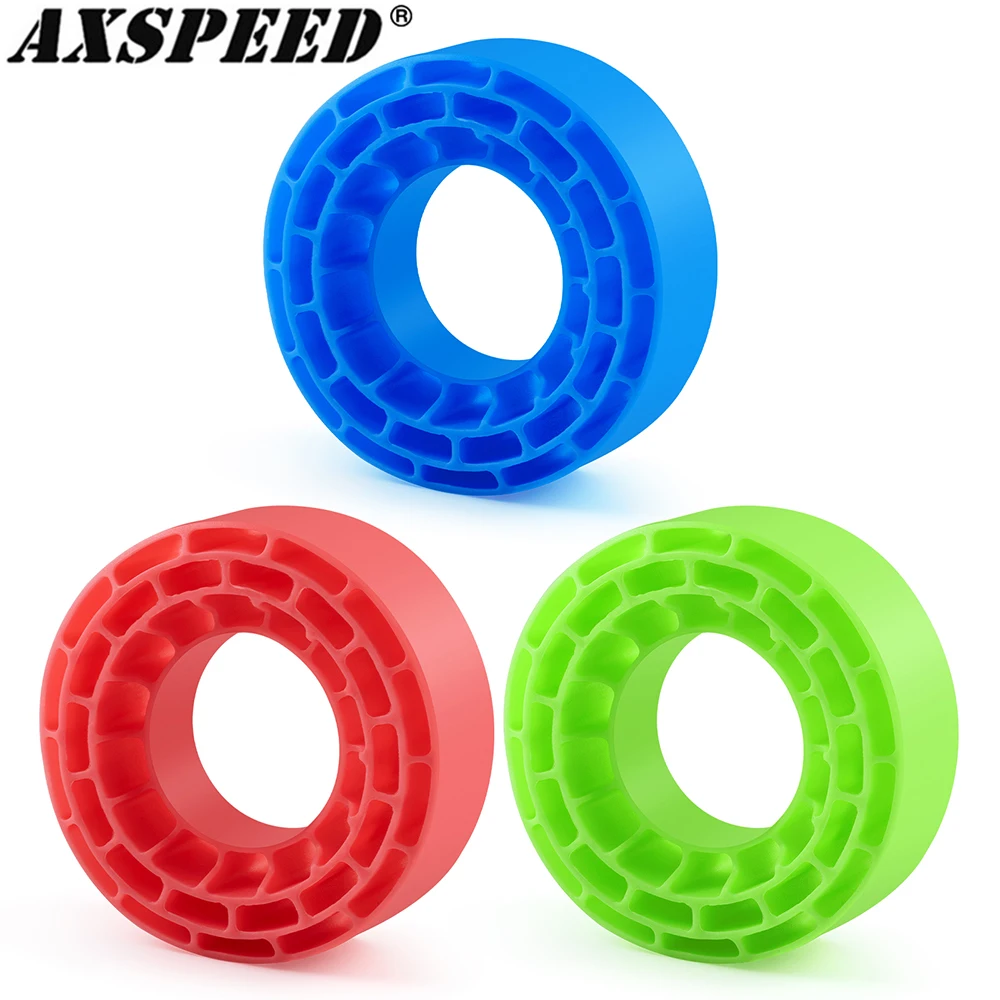 AXSPEED 4 Stück 1,3 Zoll Reifen Silikonkautschuk-Einsatz Schaumstoff 60 x 23 mm für 1/18 TRX4M RC Crawler Auto Rad Reifenteile