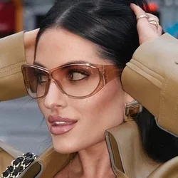 Y2k Oversized Sunglasses Women For Men Luxury Brand Designer Vintage Sunglasses Popular Punk Sport Goggle Outdoor Shades UV400