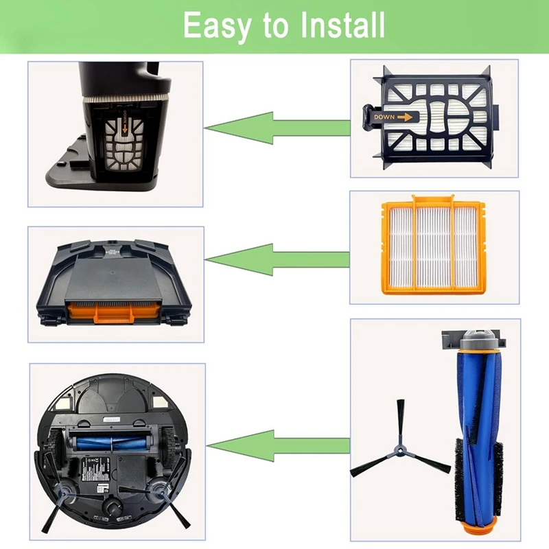 Запасные части для робота-пылесоса Shark AI AV2501S AV2511AE AV2610WA AV2501AE RV2502AE RV2400WD AI Ultra 2-в-1