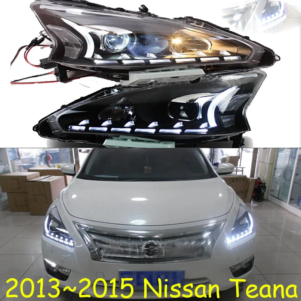 

2pcs car Head light For Teana Headlights 2013~2015/2011~2012year Altima titan headlight Bi-Xenon Beam Fog lights angel eyes Auto