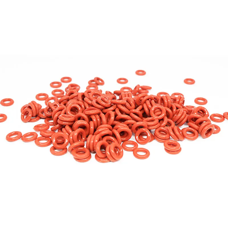 40PC/lot Red Silicone Ring Silicon/VMQ O ring CS2mm Thickness OD5/6/7/8/9/10/11/12/13*2mm Rubber O-Ring Seal Gaskets Ring Washer