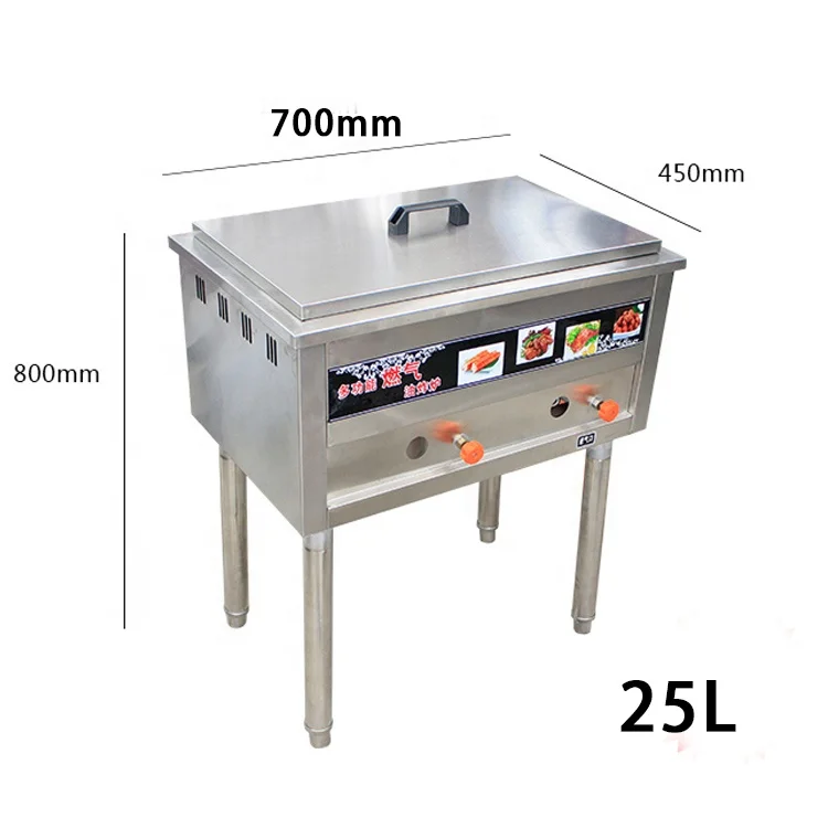 New Type Good Quality Factory Directly Provide stainless steel industrial commercial deep fryer